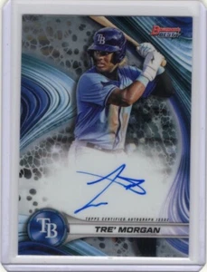 2024 Bowmans Best Tre’ Morgan B24-TM Auto Prospect RC Rays Tampa Bay - Picture 1 of 2
