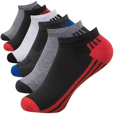 Mens Trainer Socks Ankle Liner Low Cut  Cotton Rich Gym Sports Sock UK 6-11 - Image 1 of 4