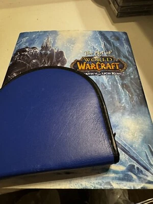 The Art of World Of Warcraft Hardcover Book  and 6 Warcraft Blizzard PC Games - Image 1 of 4