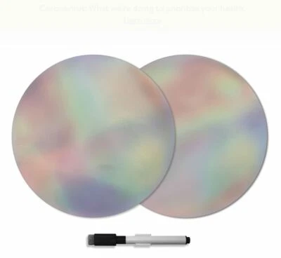 Juego de 2 puntos de borrado en seco de prisma WallPops Foto 1 de 3