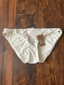 NEW Patagonia Bikini Bottom Large Sentinel Stripe Surfboard Yellow 72157 Swim - Picture 1 of 2