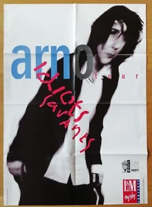ARNO TOUR IDIOTS SAVANTS affiche concert originale 80x120 cm TC MATIC - Picture 1 of 1