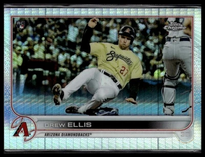 2022 Topps Chrome Sonic #77 Drew Ellis Prism Refractor - Image 1 of 2