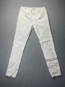 Lucky Brand Sasha Super Skinny Women's 8/29 White Stretch Denim Jeans Distressed - Picture 1 of 8