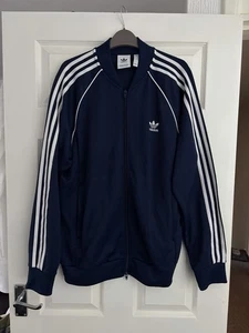 Adidas Originals Navy Blue Firebird Track Top Trainingsjacke Large L Trefoil - Bild 1 von 10