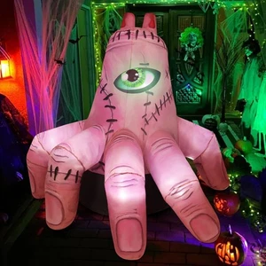 6 FT Halloween Inflatables Hand Outdoor Decorations Blow Up Yard Scary Giant ... - Picture 1 of 6