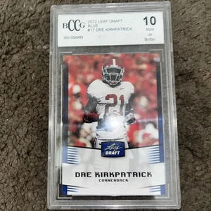 2012 Leaf Draft - Dre Kirkpatrick #17 Blue (RC) - Bild 1 von 3