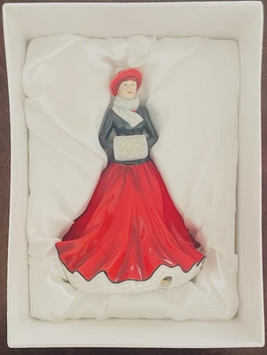 Royal Doulton Festive Skating Christmas Day 2014 Bone China Figurine HN5674 - Image 1 of 4