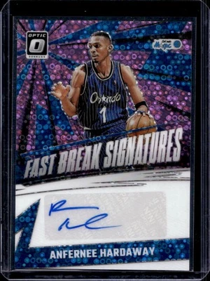 2024-25 Donruss Optic Anfernee Hardaway Fast Break Signatures Pink Auto #8/25 - Image 1 of 2
