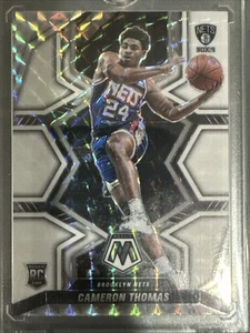Cameron Thomas RC #’d 21/25 2021 Mosaic Prizm SP Variation Brooklyn Nets Rookie - Picture 1 of 3
