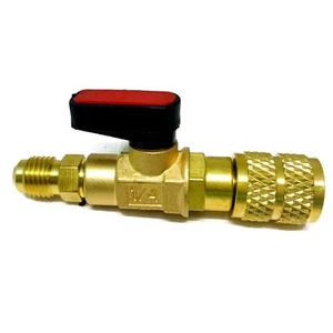 1/2 Acme F X 1/4 SAE M Arrêt Valve for R32 Parties Professionnel Practiacl - Picture 1 of 12