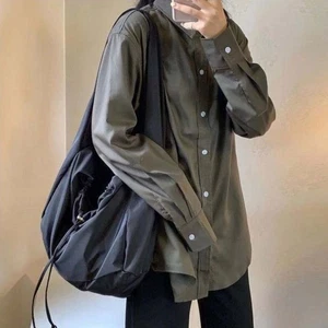 Solid Color Women Shoulder Bag Large Capacity Oxford Tote Bag Student - Picture 1 of 12
