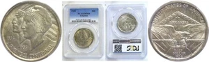 1938 50C Arkansas Commemorative Half Dollar PCGS MS-66 - Picture 1 of 3