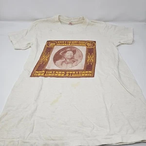 1975 Willie Nelson Red Headed Stranger Vintage Country Music Tee Shirt 70s S - Bild 1 von 16