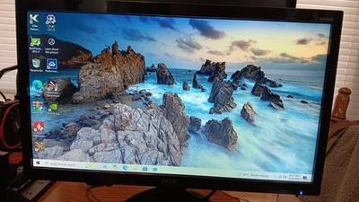 Acer K202HQL 19.5 inch Widescreen LCD LED Monitor Tested - Image 1 of 4