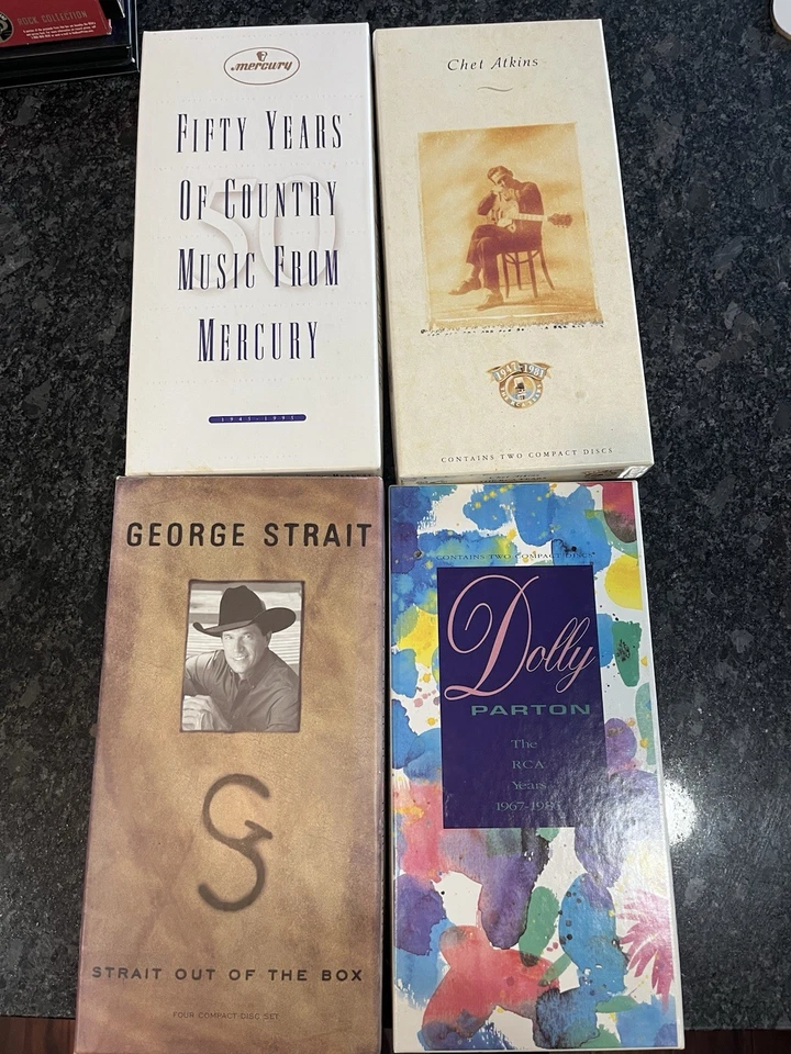 FIFTY YEARS OF COUNTRY Chat Atkins, George Strait, Dolly Parton Box Sets Nm - Image 1 of 1