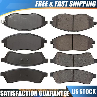 Front Rear Disc Brake Pad Set For Chevrolet Epica 2009 2006 2005 2004 - Image 1 of 4