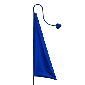 Bandiera ballerina a vento blu cobalto - banner tinta unita 13 piedi bandiere ballerina a vento piuma - Foto 1 di 3