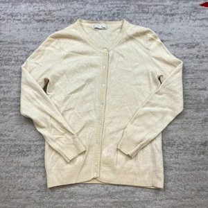 Seide & Kaschmir Strickjacke Pullover Damen Extra Large Beige Hellbraun Outdoor Vorbereitung Damen - Bild 1 von 13