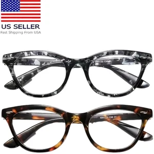 Lesebrille Katzenauge Blaulicht blockierend 2 Stück Set Stärke +4,00 - Bild 1 von 7