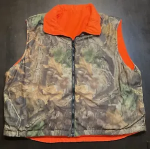 Woolrich Outdoor Guide Collection Reversible Insulated Vest Camo/Orange Mens XXL - Picture 1 of 10