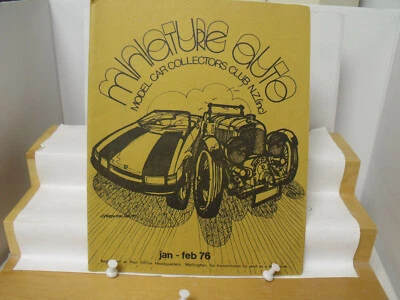 "MINIATURA AUTOMÁTICA" NOVA ZELÂNDIA (6 EDIÇÃO LOTE+), V8 #1-6,1976, RESENHAS FUNDIDAS,EXCELENTE - Imagem 1 de 4