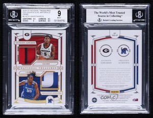 2020 National Treasures Collegiate Prime /5 Anthony Edwards BGS 9 MINT Rookie RC