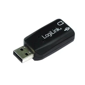 LogiLink USB Soundkarte mit Virtual 3D Soundeffekt schwarz - Bild 1 von 3