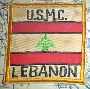 Lebanon - Original 1980's Patch - USMC - United States Marine Corps - D.318 - Picture 1 of 2