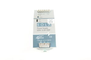 Sola SDN 5-24-100P Power Supply 115/230v-ac 5a Amp 24v-dc