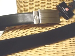 Swiss Army Logo Reverse Genuine Leather Belt Style SG7018 - Picture 1 of 2
