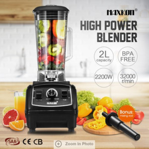 2L Commercial High Speed Blender Smoothie Maker Food Mixers Juicer Black