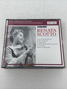 Renata Scotto - Great Voices - Public Performances 1965/1970 - 2 CD Set Opera - Picture 1 of 5