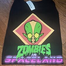 Call of Duty Zombies In Space Land Black T-Shirt Large LG NEW