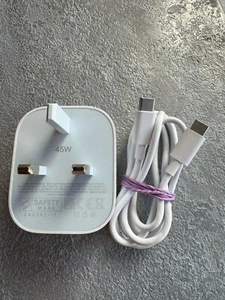 Google 45W USB-C Power Charger - Fast-Charging Pixel Phone Charger with Cable - Picture 1 of 8