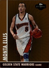 2008-09 Topps Co-Signers Bronze Warriors Basketball Card #88 Monta Ellis /299