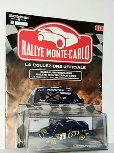 SUBARU IMPREZA 555 RALLY MONTE CARLO 1995 CON FASCICOLO SCALA 1/43 - Foto 1 di 1