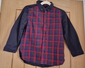 Kids M&Co checked T Shirt - Picture 1 of 1