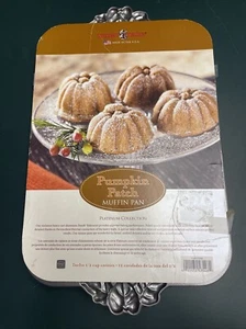 Nordic Ware Pumpkin Patch Muffin Pan Platinum Collection # 53548  NOS - Picture 1 of 6