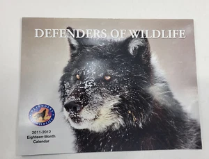 Calendario de Pared Defensores de la Vida Silvestre 2011 2012 18 Meses Gran Lobo Fotos - Imagen 1 de 3