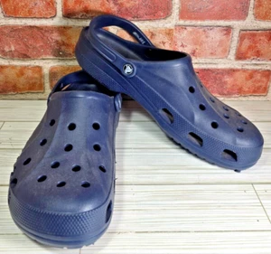 Crocs Baya Zuecos Zapatos Cómodos Sandalias Azul Marino Para Hombre Talla 13 - Imagen 1 de 9