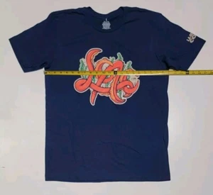 Los Angeles Comic Con T Shirt Navy Octopus Tentacles Adult Size Large New - Picture 1 of 3