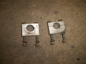 Triumph 7/8 Handlebar Clamps Brackets Aluminum Tiger Cub T20 200cc 1961 - Bild 1 von 3