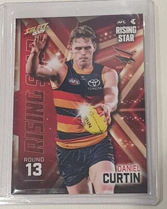 Daniel Curtin Adelaide Crows 2025 AFL Select Rising Star #272/282 Round 13 Card - Picture 1 of 24