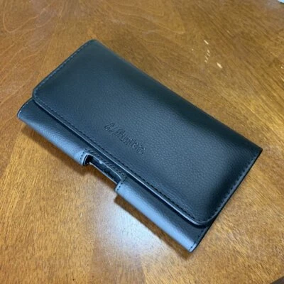 #PH2_HZT 7" EL LUMIERE LEATHER POUCH BELT LOOP MAGNET CLOSURE HOLSTER CELL PHONE - Image 1 of 4