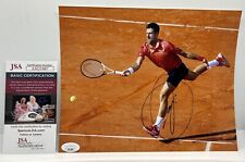 Novak Djokovic Signed 8x10 Photo French Open Champion Autographed JSA COA