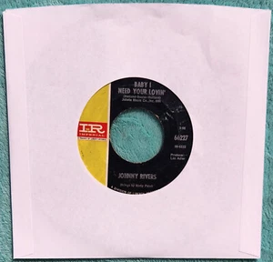 Johnny Rivers Baby I Need Your Lovin' / Gettin' Ready For Tomorrow 1967 Vinyl 45 - Bild 1 von 3