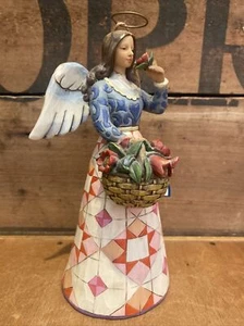 Enesco Heartwood Creek Jim Shore Angel Smell the Flowers Basket 4008943 - Picture 1 of 11