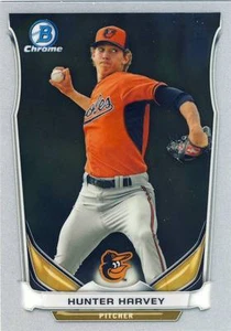 (57) 2014 Bowman Draft HUNTER HARVEY Rookie LOT ALL CHROME Orioles CTP27 - Picture 1 of 1