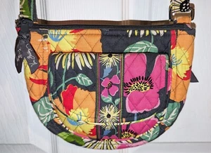 Vera Bradley Lizzy Crossbody Jazzy Blooms Bag Retired 2013 Bright Colored SPRING - Imagen 1 de 19